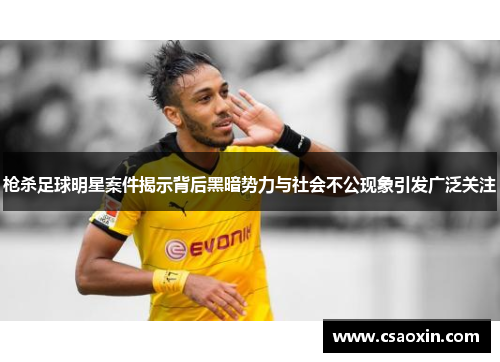 枪杀足球明星案件揭示背后黑暗势力与社会不公现象引发广泛关注